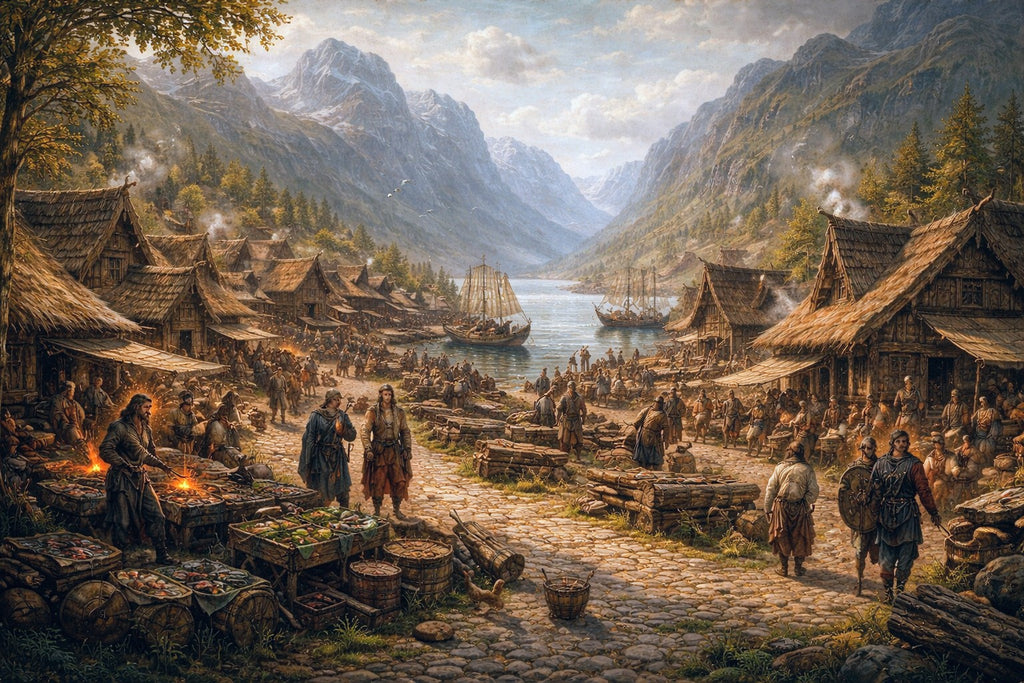 A Norse Town.