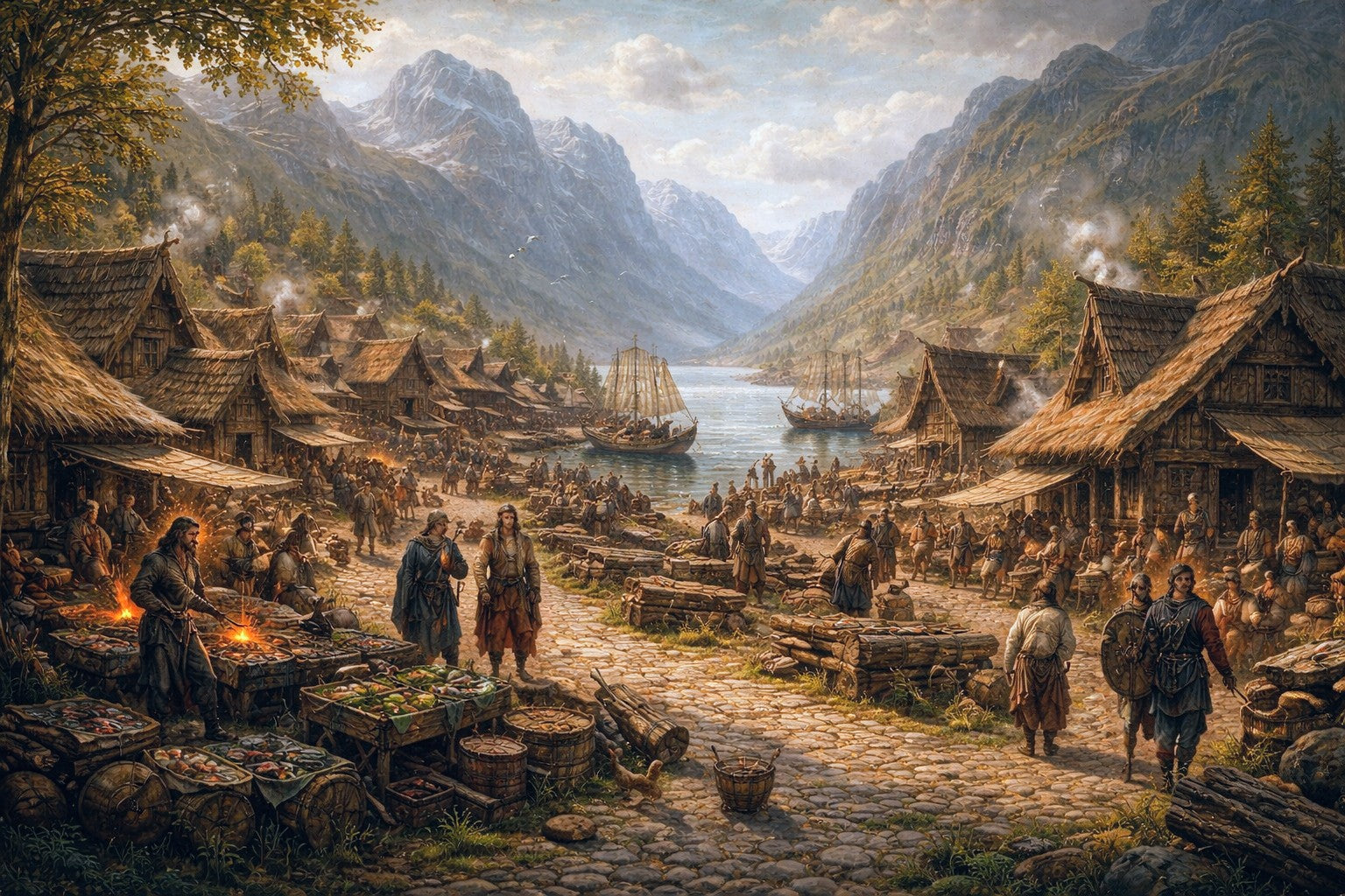 A Norse Town.
