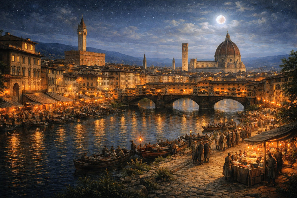 Florence At Night 1480.