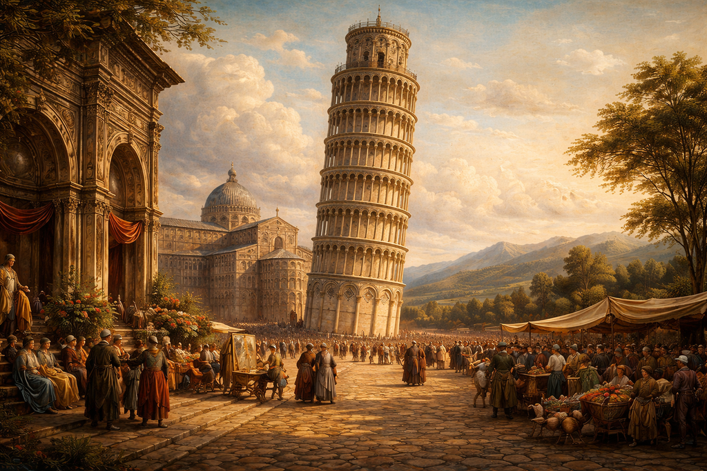 Tower of Pisa.